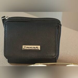 Tahari Black Leather Wallet